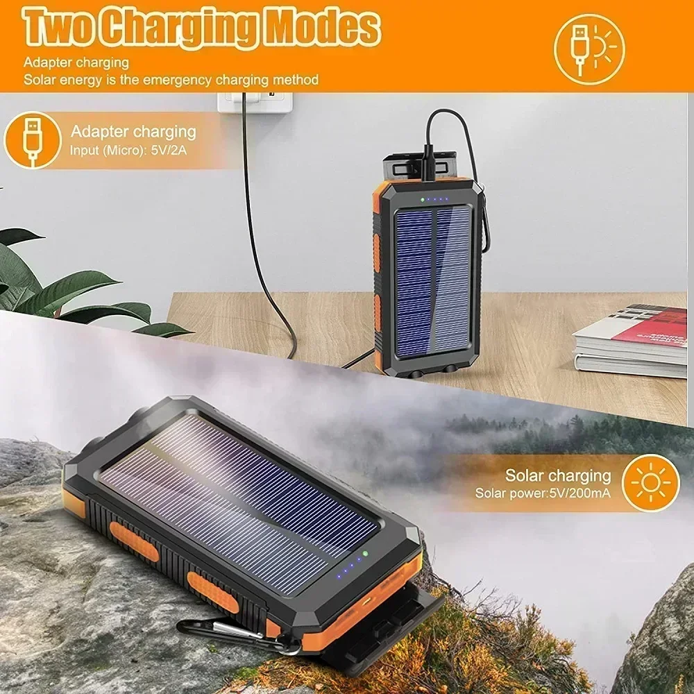 Lenovo 50000mAh Solar Power Ba - مراجعة Solar Emergency Charger وسعره